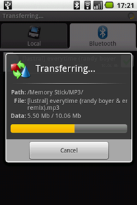 bluetooth android ftp server