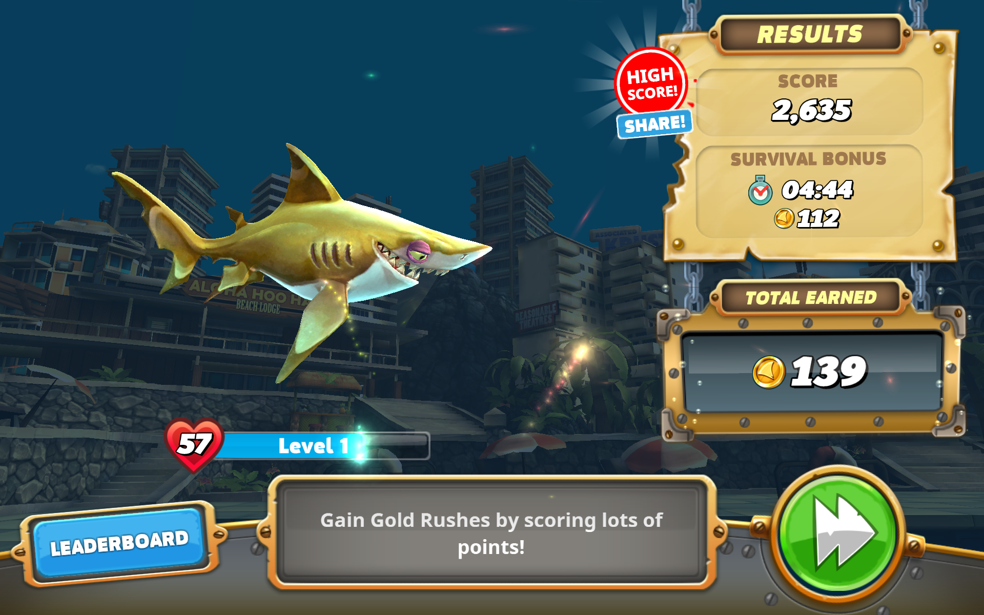 Herunterladen Hungry Shark Welt 5.1.0 für Android