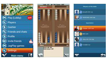 JagPlay Backgammon on-line