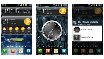 HD Metallic Widgets