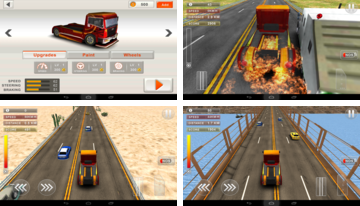 Város Truck Racing 3D