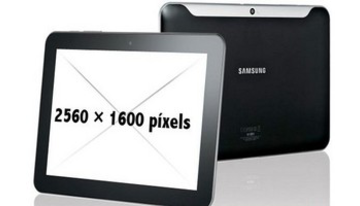 Samsung a annoncé un nouveau écrans LCD pour les tablettes