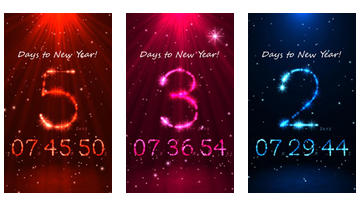 3D New Year Countdown