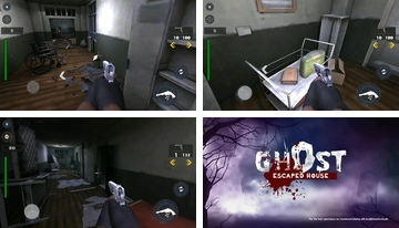Ghost ondt hjemsøgt skræmmende horror spil