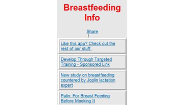 Informacji Breastfeeding