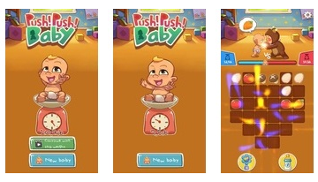 Push Push Baby: Sumo Battle Babies e Jogos de Puzzle