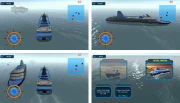 السفن السياحية محاكاة 3D