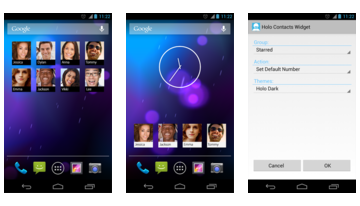 Holo Contacts Widget 
