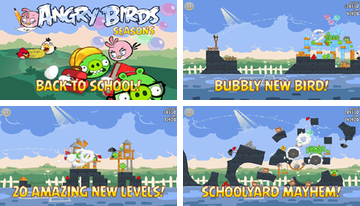 Angry Birds Seasons Späť do školy